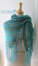 Load image into Gallery viewer, crochet shawl pattern