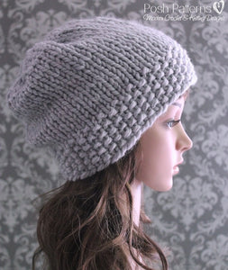 chunky hat knitting pattern