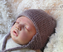 Load image into Gallery viewer, earflap hat knitting pattern