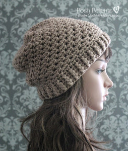 slouchy hat crochet pattern