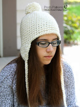 Load image into Gallery viewer, crochet earflap hat pattern