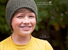 Load image into Gallery viewer, boys hat crochet pattern