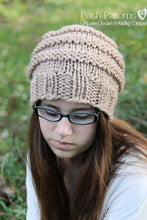 Load image into Gallery viewer, easy knit hat pattern