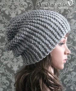 easy slouchy hat pattern