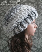 Load image into Gallery viewer, Crochet PATTERN - Easy Crochet Slouchy Hat Pattern