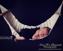 Load image into Gallery viewer, newborn hammock crochet pattern
