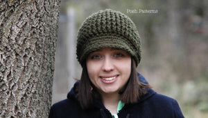 crochet newsboy hat pattern