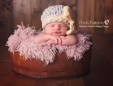Load image into Gallery viewer, crochet pattern bow hat