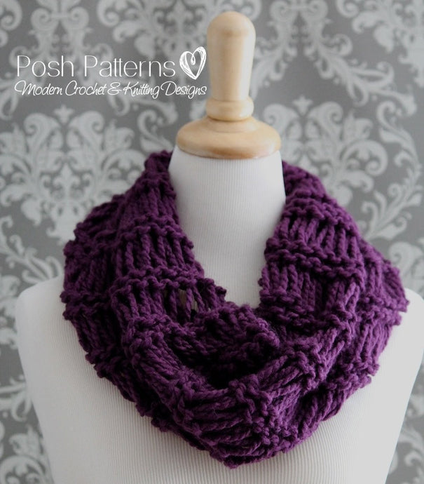 infinity scarf knitting pattern