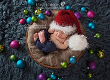 Load image into Gallery viewer, santa hat crochet pattern