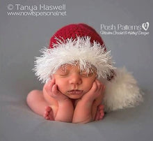 Load image into Gallery viewer, baby santa hat pattern