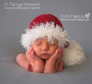 baby santa hat pattern