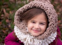 Load image into Gallery viewer, crochet hood pattern