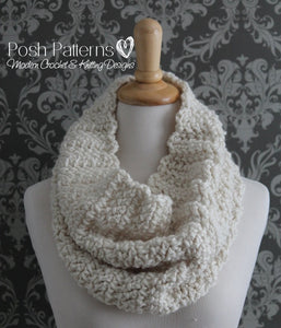 crochet infinity scarf pattern