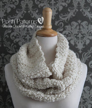 Load image into Gallery viewer, infinity scarf crochet pattern