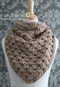 crochet triangle scarf pattern