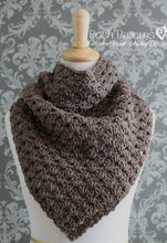 Load image into Gallery viewer, triangle scarf crochet pattern